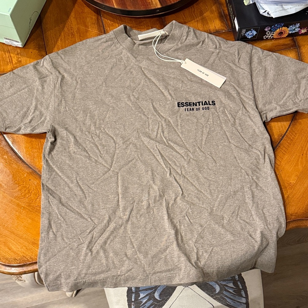 Fear of God ESSENTIALS Taupe Short Sleeve Tee